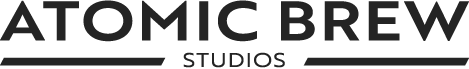 atomic brew studios logo dark