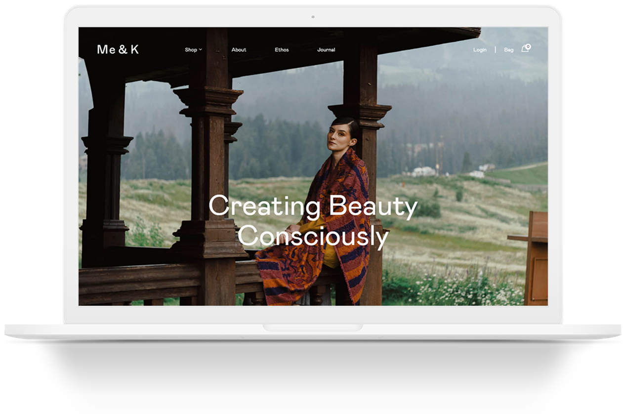 Me and K Laptop Mockup